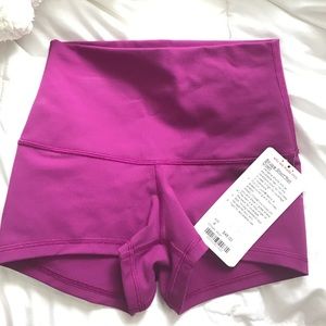 Lululemon Magenta Boogie shorts